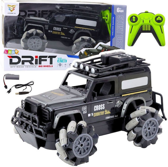 Lean Toys Remote Control Off-road Ferngesteuertes Auto Monstertruck Schwarz