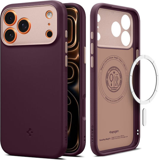 Spigen Nano Pop Mag Back Cover Silicon Burgundy (iPhone 17 Pro Max)