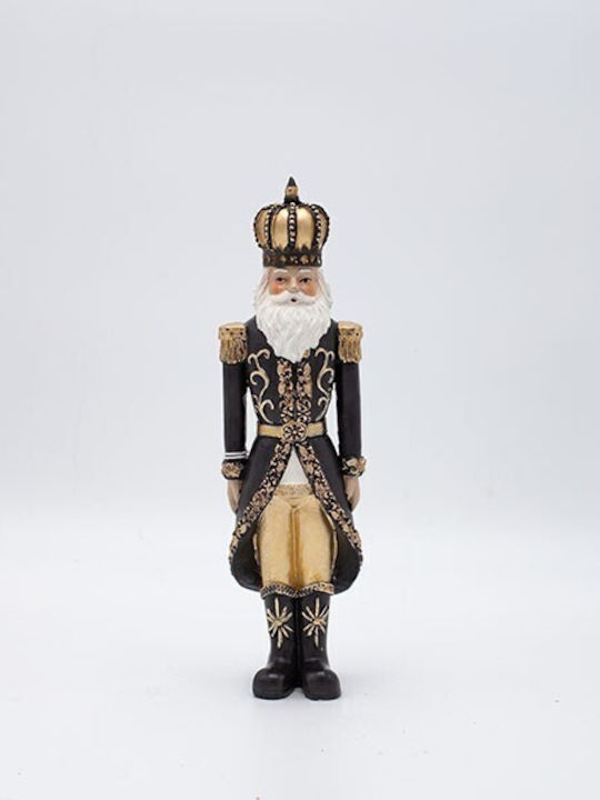 Weihnachts-Nussknacker Schwarz aus Polyresin