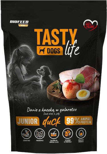 Nassfutter für Welpen mit Ente 500gr