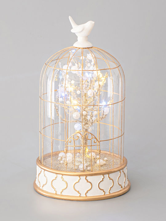 Christmas Illuminated Decorative Jar 14.6x24cm