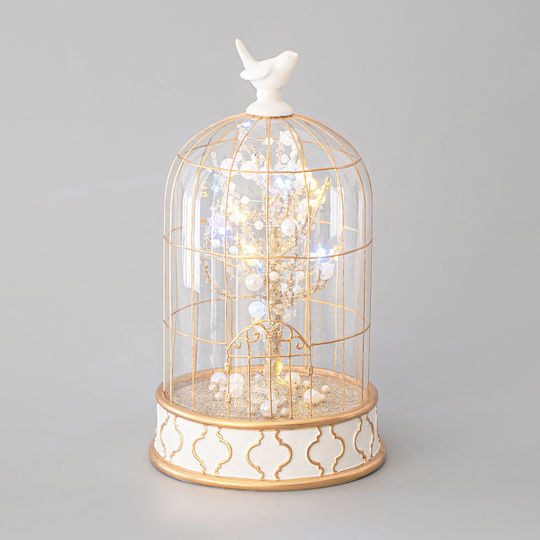 Christmas Illuminated Decorative Jar 14.6x24cm