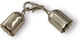 Tulip Cap 8mm Silver Clasp