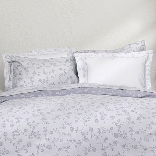 Nima Sirena Kissenbezug-Set Oxford Γκρι, Λιλά 52x72cm.