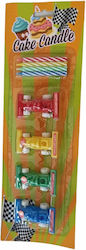 Anniversary Cake Candles Car Holder 4 Pieces Lumea