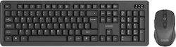 Savio KB-03 Ασύρματο - Σετ με Ποντίκι Αγγλικό US