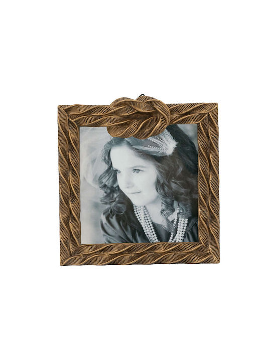 Artekko Plastic Photo Frame With Gold Frame