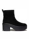 Leather Women's Ankle Boots Black