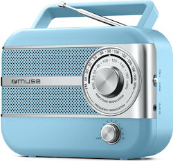 Muse M-056 Retro Tischplatte Elektrisch Blau