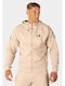 Sweatshirt with Hood Beige