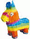 Pinata Mehrfarbiger Regenbogen-Esel Pony Geburtstag Party 36x35x12cm