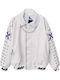 Women's Biker Artificial Leather Jacket for Winter Beige