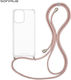 Silicone Case Cord Sonique Armor Clear Motorola...