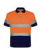 Roly Arbeitshemden und T-Shirts Unisex Polohemd Polaris Code 9302 Marineblau Fluororange M