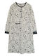 Ustyle Winter Women's Nightdress Gray