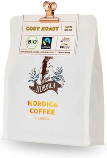 Nordica Coffee Espresso Coffee Arabica Cosy Roast Whole Beans 250gr