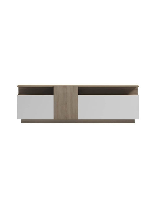 Sideboard Vendora made of Wood Sonoma-white 150x29.5x46.3cm
