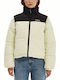 Women's Lifestyle Jacket for Winter Lime Cream/black, Yellow
