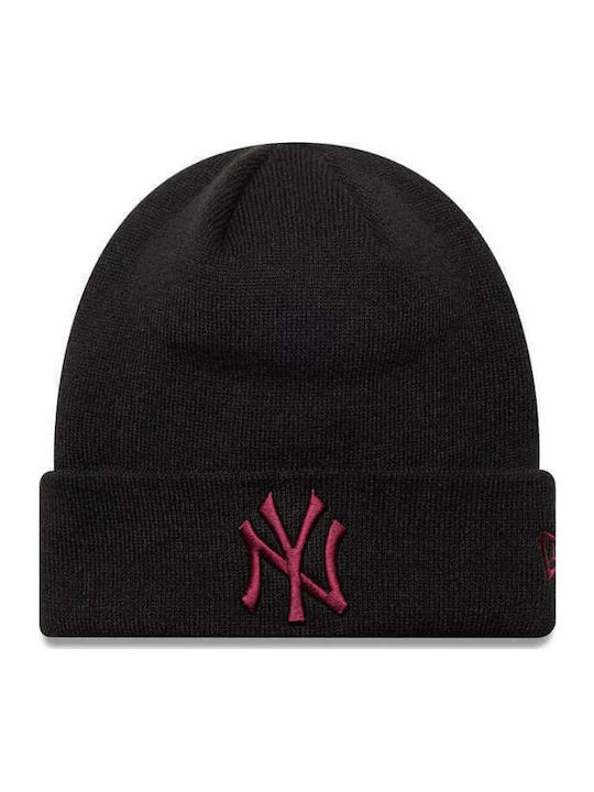 League Essential Beanie Unisex Σκούφος Πλεκτός σε Μαύρο χρώμα