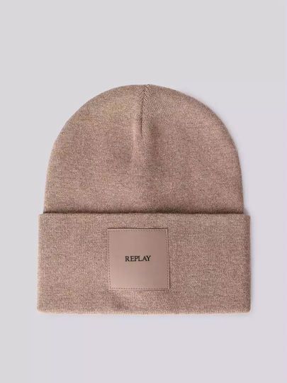Beanie Beanie Knitted in Brown color