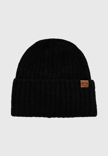 Beanie Ανδρικός Σκούφος Πλεκτός σε Μαύρο χρώμα
