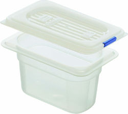 Recipient De Alimente Cu Capac Polipropilenă Gn Tăvi Gastronorm 1/9 6.5 Cm Adâncime 0.6 L Recipient De Alimente Cu Capac Polipropilenă Gn Tăvi Gastronorm 1/9 6.5 Cm Adâncime 0.6 L