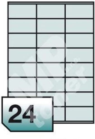 Rayfilm Αυτοκόλλητες Ετικέτες Α4 Ορθογώνιες Everyday 70x36mm