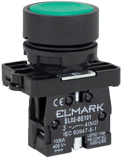 Elmark Economic Button El2-ba 31 No Green