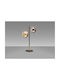 Dekorative Lampe mit Fassung für G9 Lampe Schwarz