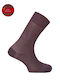 Gerippte Fil D'écosse Socken Punto Blanco Burgundisch