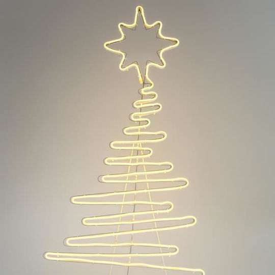Weihnachtlicher Lichtschlauch 108x52cm 2Stück