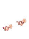 Emporio Armani Earrings made of Silver Gold Plated with Stones