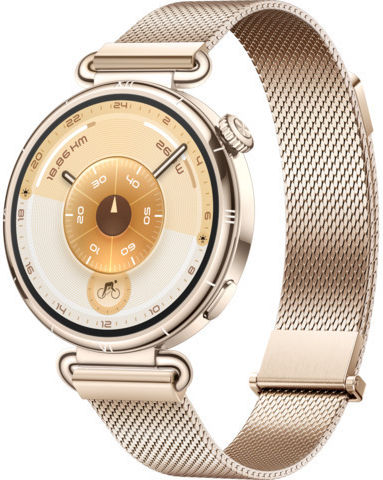 Huawei Watch GT 6 Stainless Steel 41mm Waterproof with Heart Rate Monitor (Gold Milanese)