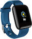 ID116 plus Smartwatch με Παλμογράφο (Μπλε)