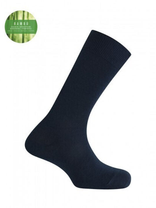 Plain Bamboo Socks Anti-Pressure Cuff Navy Colour Plain Bamboo Socks Anti-Pressure Cuff Navy Colour