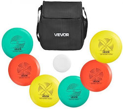 Σετ Disc Golf Vevor 6 Τεμάχια Flying Discs Αρχάριους Σετ Εκκίνησης Disc Golf Putter Μεσαίας Εμβέλειας Driver Συμπεριλαμβανομένου Μίνι Μαρκαδόρου Φορητό Σακίδιο Πλάτης Εξωτερική Αυλή Γκαζόν Παραλία Πάρκο