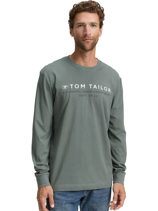 Tom Tailor Μπλούζα Washed Jasper Green