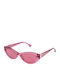 Invu Unisex Sonnenbrille mit Rosa Gestell und Fuchsie Linse KT22603C
