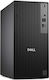 Dell Pro Tower QCT1255 Настолен Компютър (Ryzen 5 Pro-8600G/16GB DDR5/512GB SSD/Linux) с Клавиатура (Английски САЩ)