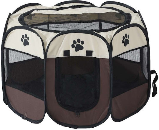 Foldable Park Dog Octagon made of Fabric 98 x 98 x 58cm