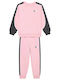 Kids Sweatpants Set Pink Crew