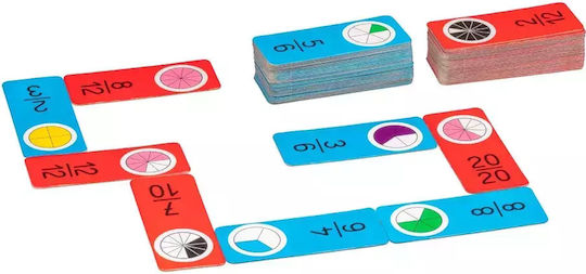 Active Learning Domino Εξασκούμε Κλάσματα Εκπαιδευτικό Παιχνίδι Κάρτες