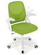 Costway Costway Office Chair with Recline and Adjustable Arms Green