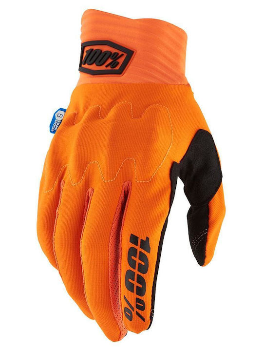 100% Cognito Summer Men's Motocross Gloves Orange