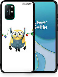 Husă OnePlus 8T Lumini Minion de Crăciun