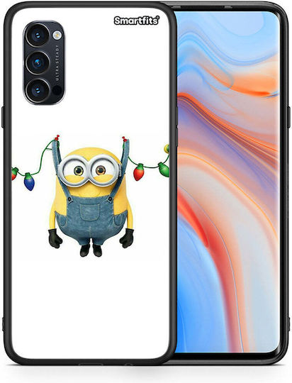 Husă Oppo Reno4 Pro 5g de Crăciun cu Lumini Minion