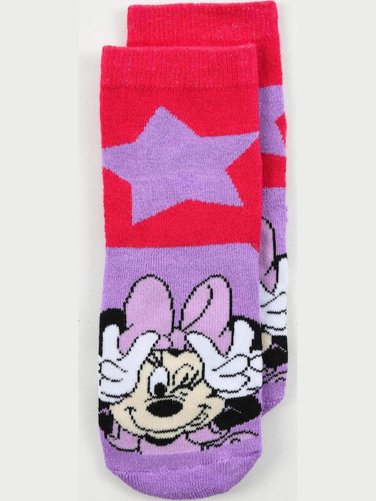 Superheroes Kids' Socks Non-Slip Lilac