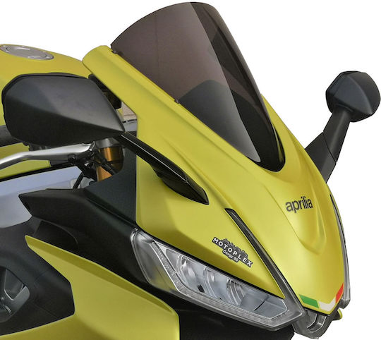 Ζελατινα Μοτοσυκλετας Bullster Aprilia Rs 660 Abs Standard Μαυρη Φιμε