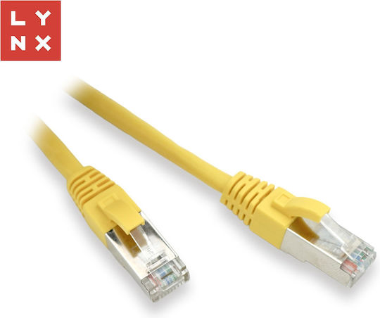 Lynx U/UTP Cat.5e Ethernet Network Cable 1m Yellow 10 Pieces