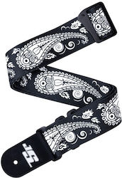 D'addario 50jssv17 Черен Paisley Колан За Китара Joe Satriani D'addario 50jssv17 Черен Paisley Колан За Китара Joe Satriani